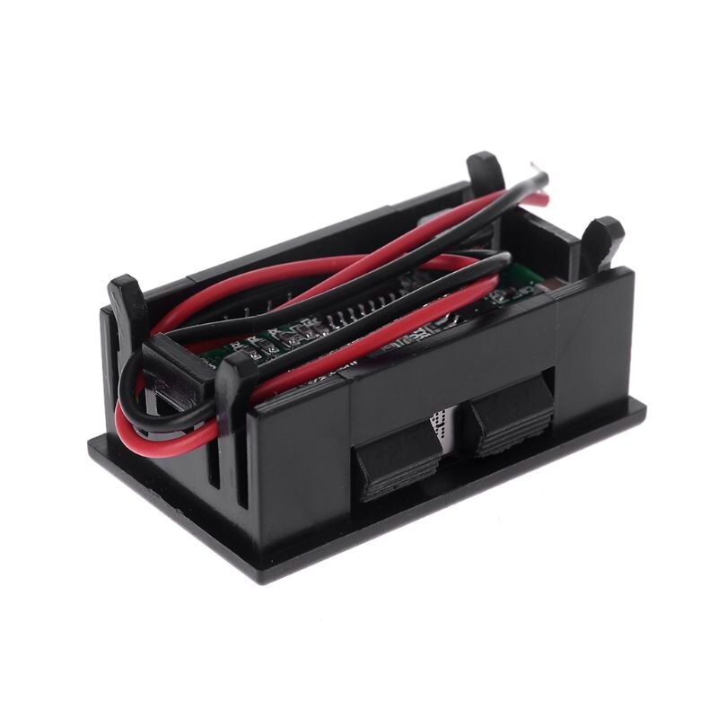 Blau LED Digital Anzeige Voltmeter Mini Spannung Meter Volt Tester Tafel Für DC 12V Autos Motorräder Fahrzeuge USB 5V2A ausgang