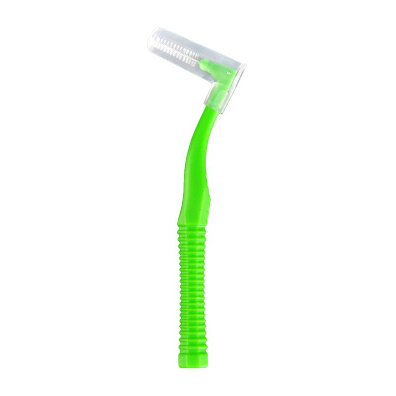 20Pcs TEPE Angle Interdental Brushes High Plastics Safety Long-term Use Between TeethBraces Tooth Brush Cleaner