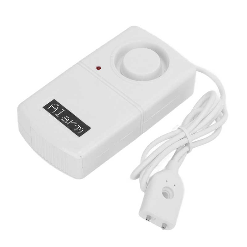 Overflow Alarm Water Leak Sensor Reliable 110dB for Home Kitchen Bathroom Basement