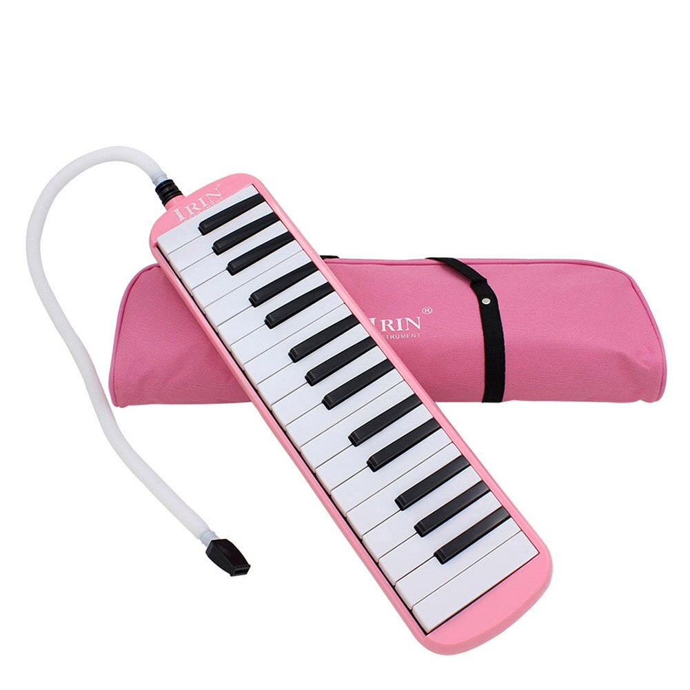 Armónica de 32 teclas para niños que aprende a tocar instrumentos musicales para principiantes: pink