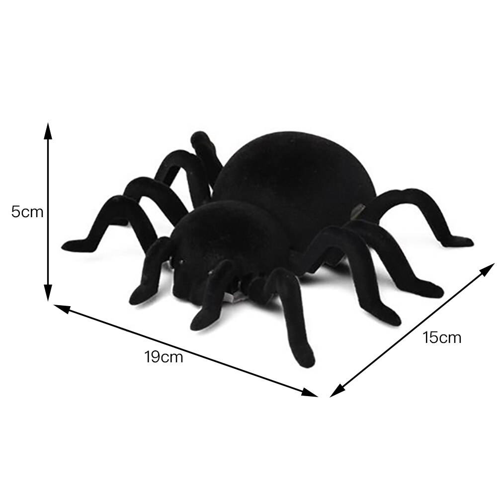 Control remoto, juguetes de arañas para escalar en la pared, infrarrojo, RC Tarantula, truco de broma, juguete de miedo, simulación, araña electrónica peluda
