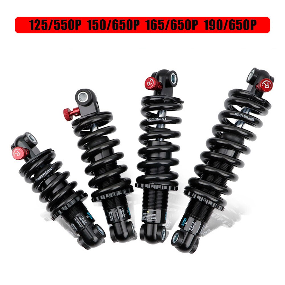 MTB 190MM Mountain Bike Alloy Air Rear Shock Absorber Adjustable Damping for Cycling Travel Downhill EXA 291R