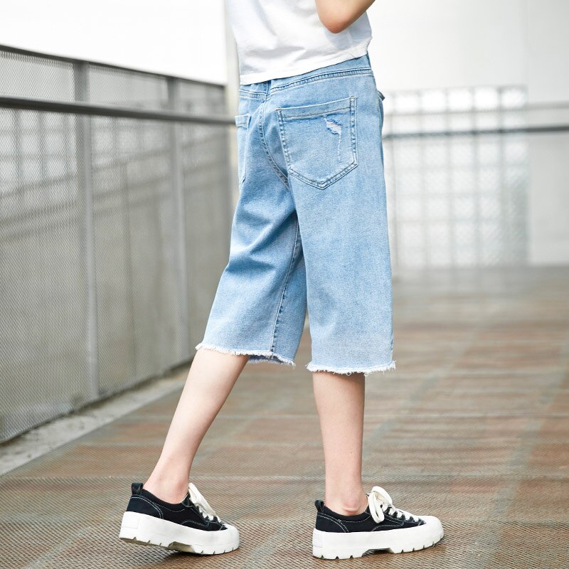 Meisjes Jeans Kids Meisjes Kleding Kinderen Elastische Taille Casual Jeans Kinderen Meisjes Liefde Print Korte Broek Aankomst Zomer Broek