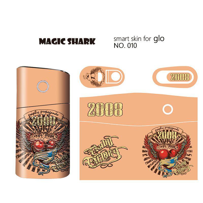 Magic Shark PVC Sticker Case Cover Film for GLO for GLO: 010