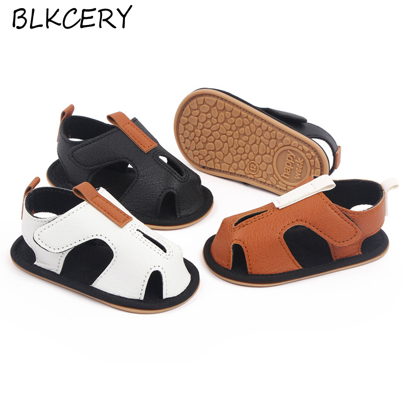 Fashion Infant Baby Boy Sandales Toddler Summer Shoes Newborn Bebes Soft Rubber Sole Footwear for 1 Year Trainers Sandalen Gifts