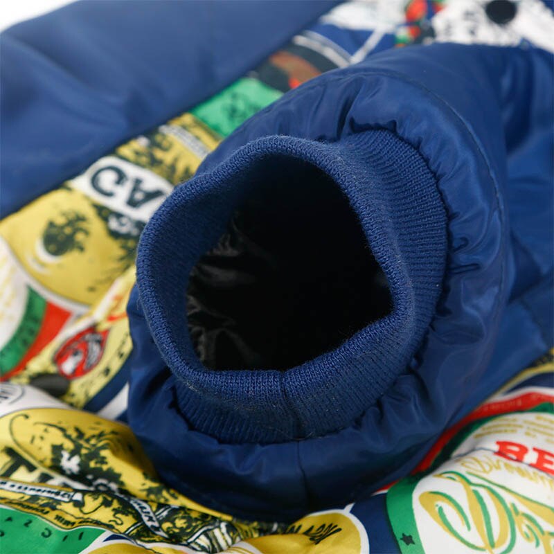 Large Pet Clothes Labrador Warm Cotton Dog Coat Autumn Dog Costume Pet Overalls for Dogs Pug Winter Coat Large Dogs Down Jacket