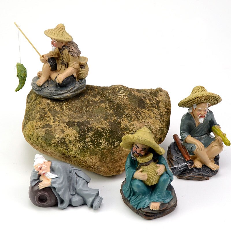 Visser Hars Ornamenten Fish Tank Accessoires Aquarium Aquarium Bureau Decoratie Accessoires Huisdier Accessoires Aquarium Decoratie
