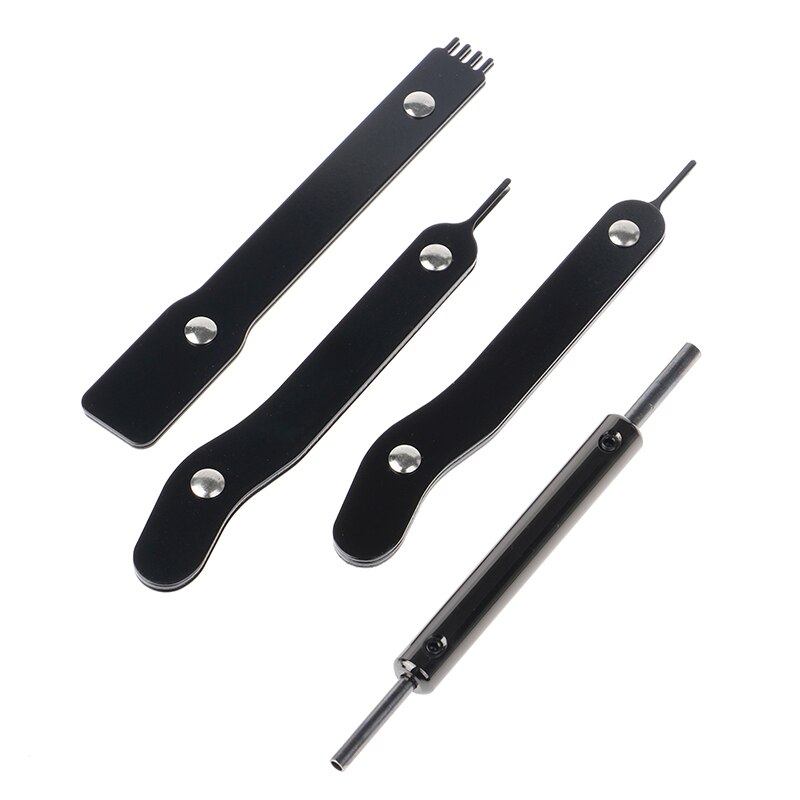 4 st/set strömkabel kontakt stift borttagning remover modding mod stift verktyg kit för pc atx psu pci 4p 6 stift 24 stift sata strömkabel