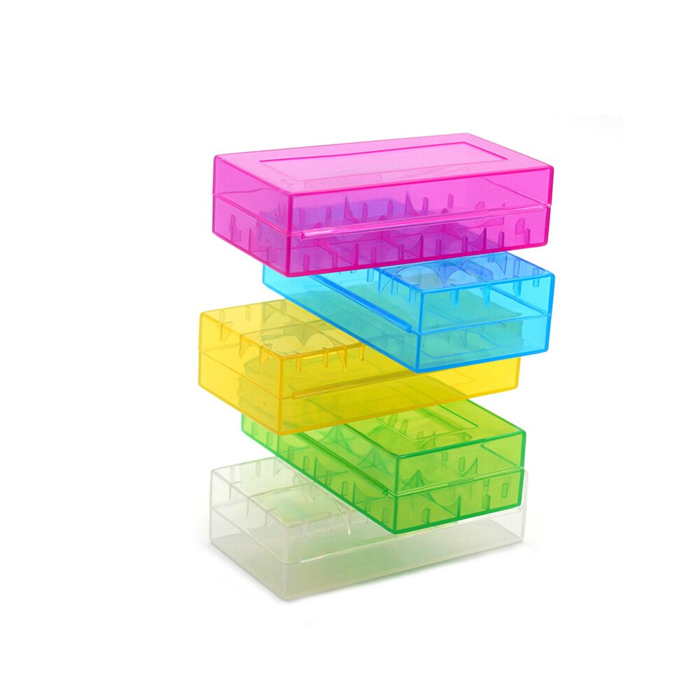 Funda para batería 18650, almacenamiento de batería de plástico duro de PVC, caja de soporte para batería 18650 16340, 2 uds., 18650/4 Uds., 16340 baterías