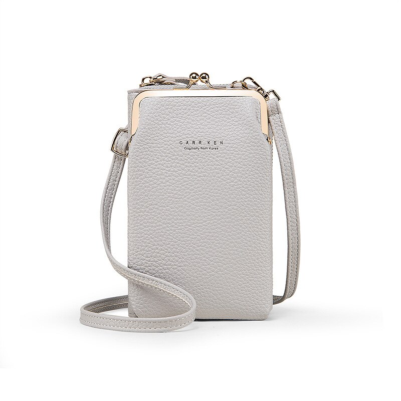 Crossbody Cell Phone Shoulder Bag PU Leather Cellphone Bag Daily Use Card Holder Mini Summer Shoulder Bag For Women Wallet: 03
