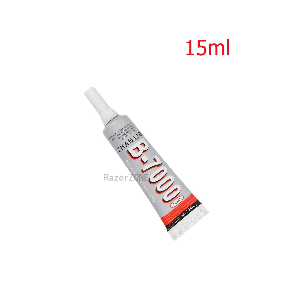 Colle multi-usages B7000 transparente forte, B-7000, convient pour bricolage écran LCD coque de téléphone bijoux réparation de montre: 15ml