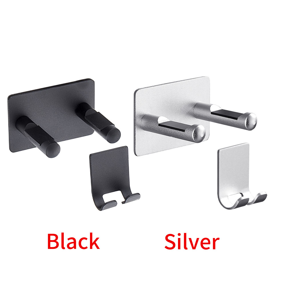 Wall Mount Free Punch Universal Bathroom Rack Silver Waterproof Hair Dryer Holder Bracket Organizer Hanger Space Aluminium