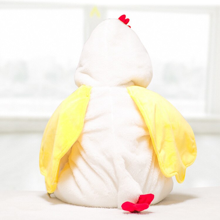 Cartoon Flannel Baby Rompers Novelty Chick Cotton Boy Girl Animal Rompers Stitch Baby's Sets Baby Costumes