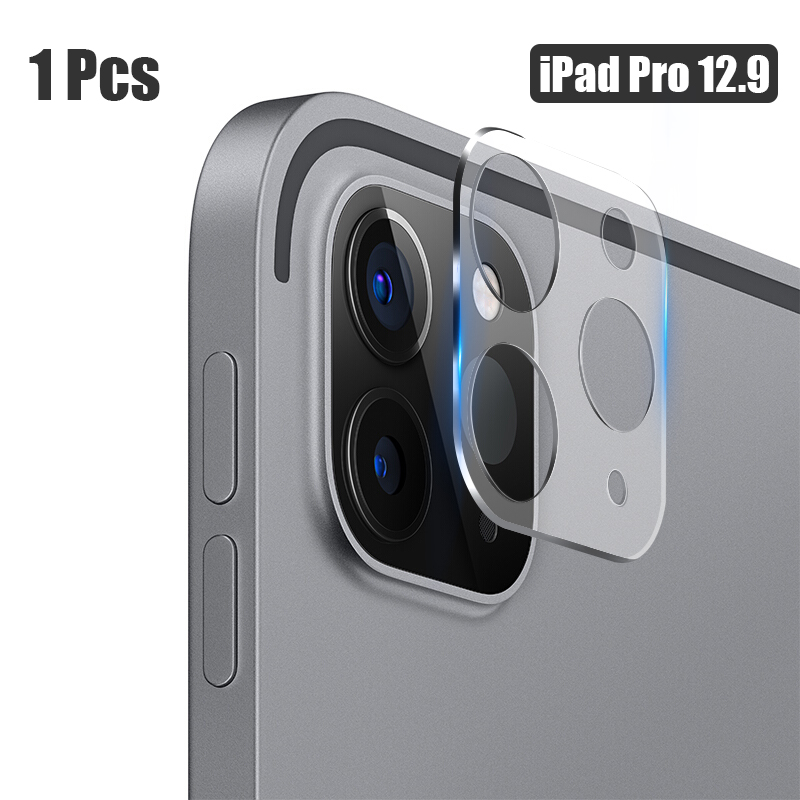 Szkło hartowane folia ochronna dla 2021 iPad Pro 11 12.9 mini 6 2020 powietrza 4 10.9 10.2 7/8/9th gen z powrotem Film z kamery: 1Pcs iPad Pro 12.9