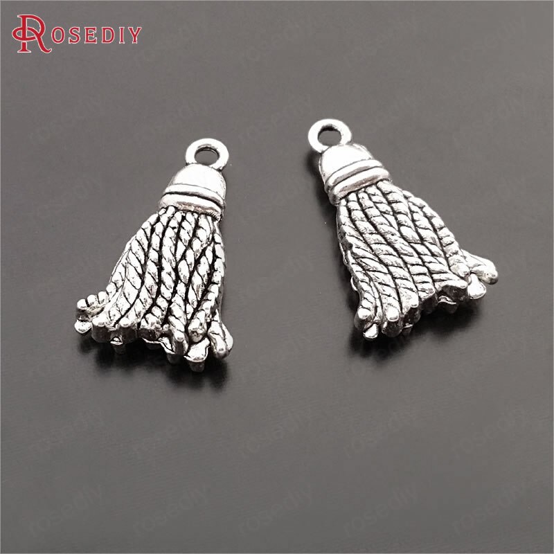 (20746) in Lega di zinco Pulsante Spool Ago Per Cucire Ruota Che Gira Righello Nappe Lane E Filati Abbigliamento Modello di Lavoro A Maglia Pendenti E Ciondoli Più Stili: 29626-21x12MM 20PCS