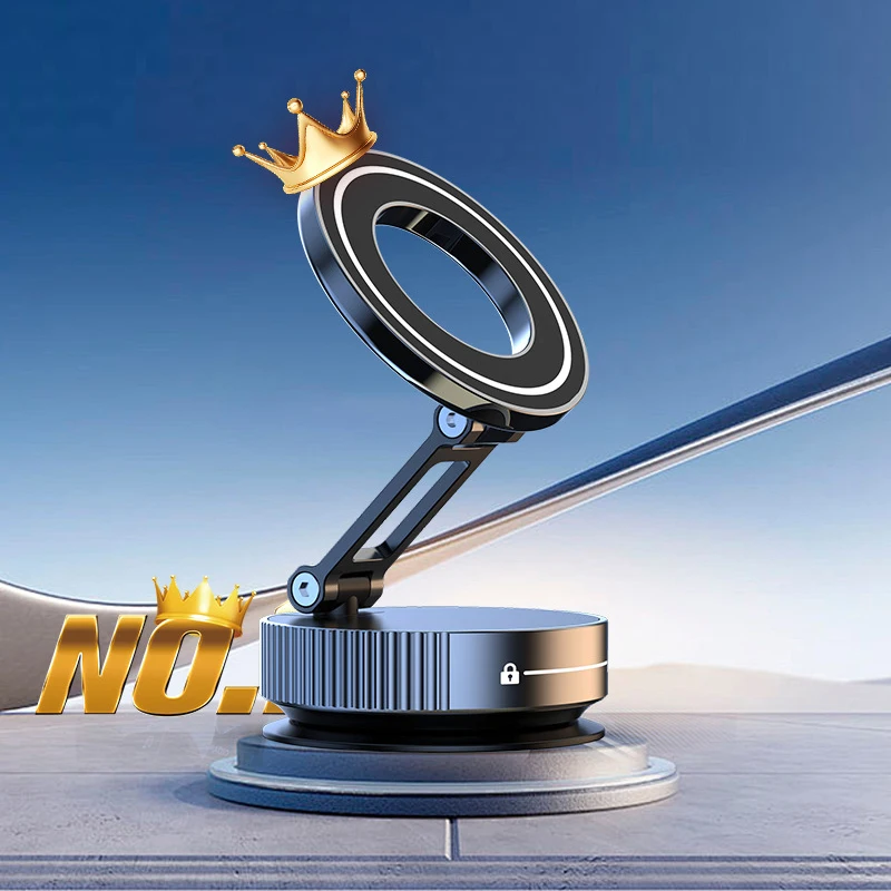 Xiaomi Super Strong Magnetic Phone Holder Foldable 360° Adjustable Vacuum Car Mount For Car Desk Bathroom Phone Holder