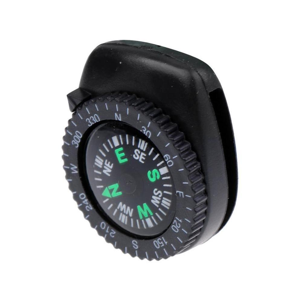Mini Horloge Band Knop Kompas Armband Camping Wandelen Mini Accessoires Outdoor Survival Kompas Pocket