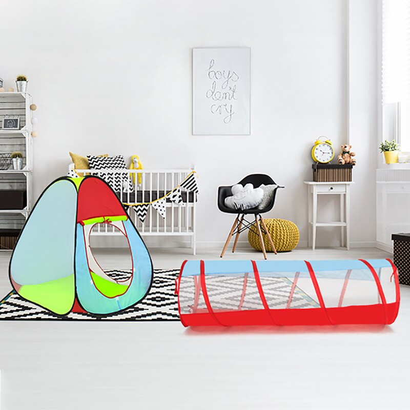 Kinder Zelt Mit Tunnel Spielen Haus Wigwam Für Kinder Spielen Spielzeug Kriechen Tunnel Zelt Für Kinder Bälle Pit Pool 3 In 1
