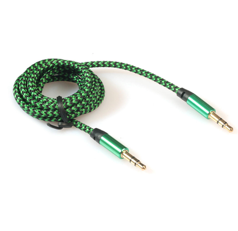3.5mm Stereo Car Auxiliary Audio Cable Male To Male for Smart Phone Aux Auxiliary Sound Stereo Audio Data 3.5mm Cable 909: B