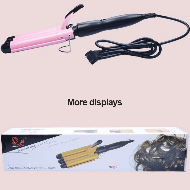 Hair Tools Curling Iron LCD Temperature Control Ceramic Triple Barrel Hair Styler Hair Waver Styling Hair Curlers
