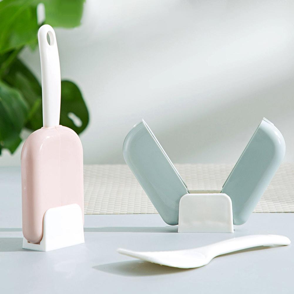 Standing Rice Spoon with Dustproof Detachable Cover Box Kitchen Accessories Kitchen Tools & Gadgets