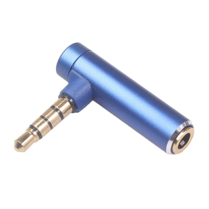 Adaptador macho a hembra de 3,5mm, convertidor de ángulo recto de 90 grados, conexión de codo en forma de L, Cable de auriculares