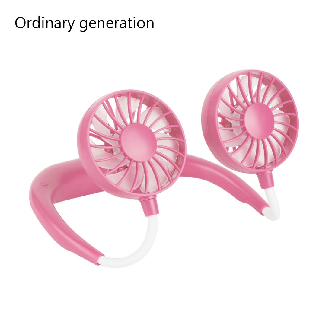 Portable USB Mini Fan Neck Fan Rechargeable Small Portable Sports Fan light Usb Desk Hand Air Conditioner cooler for Traveling ,: 2