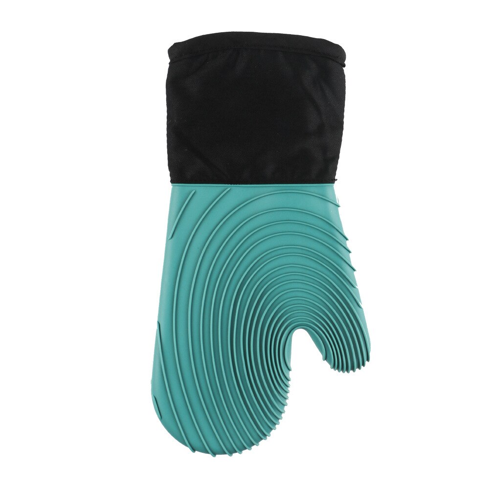 Insulation Gloves, Microwave Oven Silicone Kitchen Anti-scalding Gloves, Thick Cotton Non-slip Waterproof Oven Gloves: Yellow