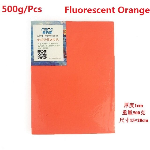 2019 nya 500g mjuk lera manuell giftfri e-skydd färg lera skulptur plasticine polymer barn student: N33