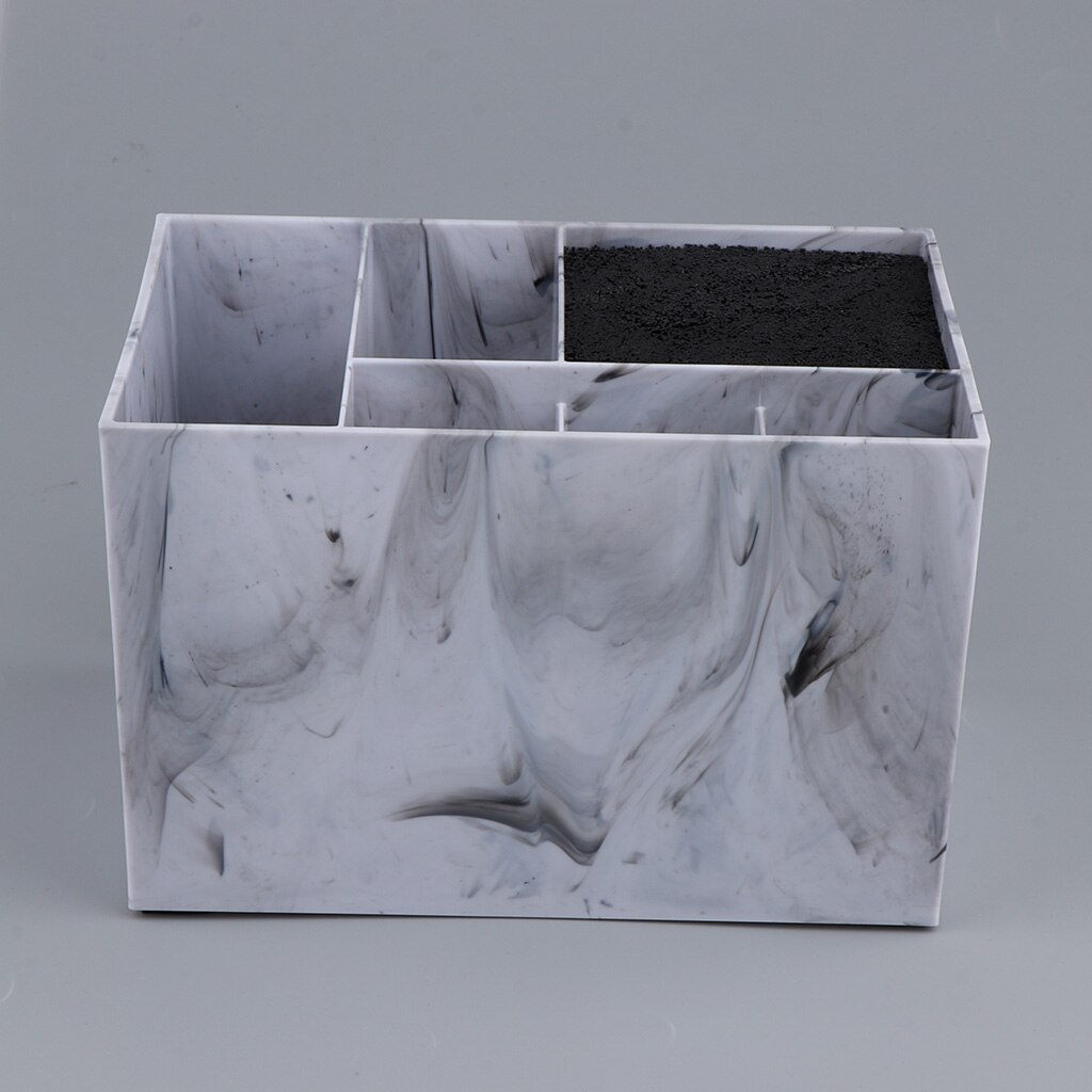 Boîte de rangement pour ciseaux de coiffeur à 6 fentes, support de boîte de rangement de décor pour Salon de coiffure