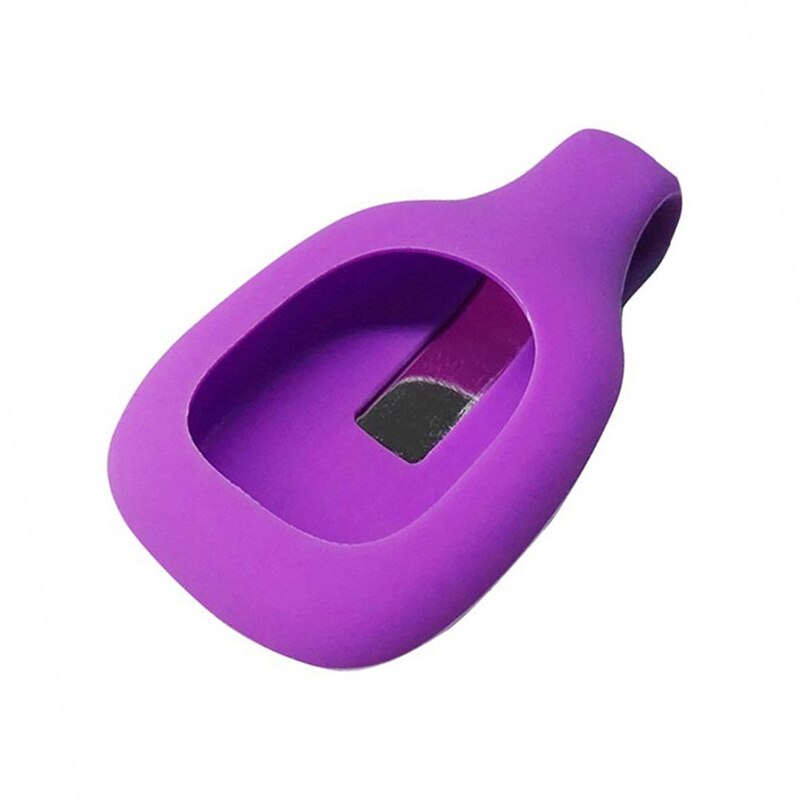 7 Kleuren Siliconen Beschermhoes Riem Clip Vervanging Houder Cover Shell Voor Fitbit Zip Activiteit Tracker Accessoires: Purple
