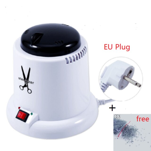 Pro stérilisateur à ongles plateau boîte stérilisant propre Nail Art Salon manucure nettoyant outil pour manucure outils alcool désinfection boîte: eu sterilizer cup