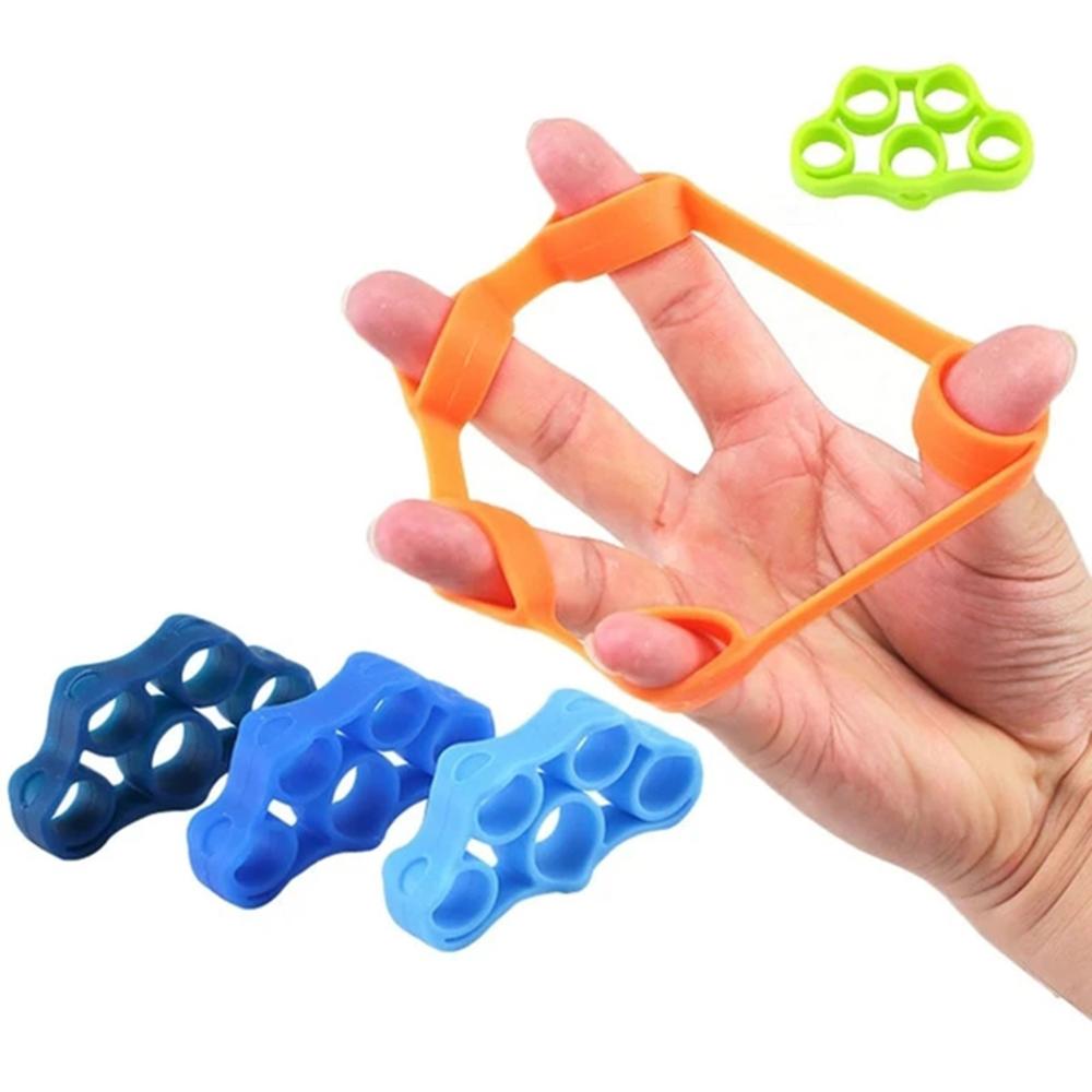 2Pcs Siliconen Hand Vinger Trainer Ring Anti Stress Speelgoed Student School Verhogen Focus Speelgoed Antistress Voor Autisme