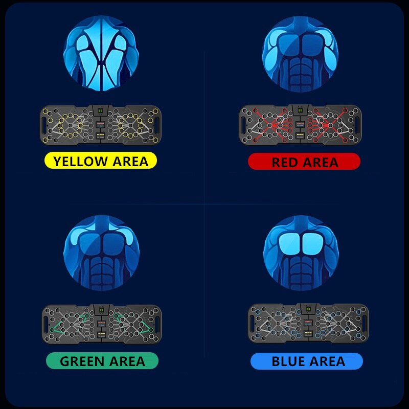 Multifunctional Counting Push Up Board Home Chest Muscle Exercise Training Indoor Electronic Fitness Support Push-up Rock Stands