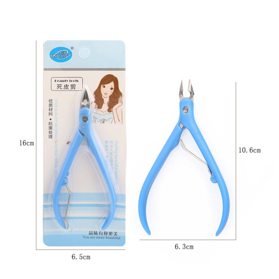 Uds.-tijeras para cutículas, herramientas de manicura pedicura de acero inoxidable, cortador de cutículas, de piel muerta cortauñas, 224