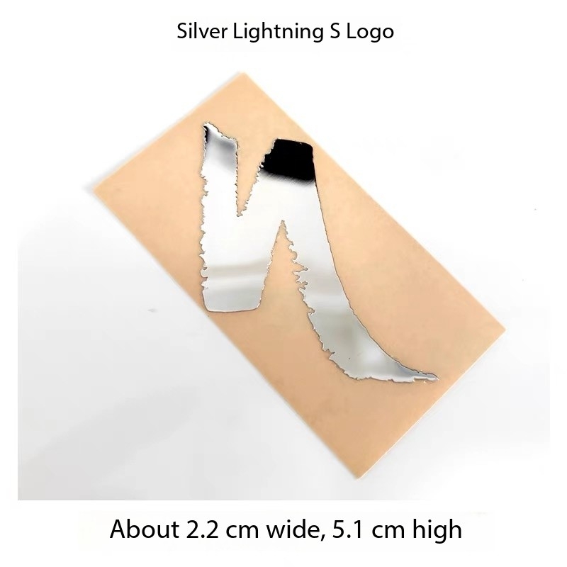 Pegatinas para bicicleta, calcomanía, insignia de Metal, pegatina para bicicleta, etiqueta para cabeza de aleación de aluminio, accesorios creativos para ciclismo MTB BMX: Amarillo claro