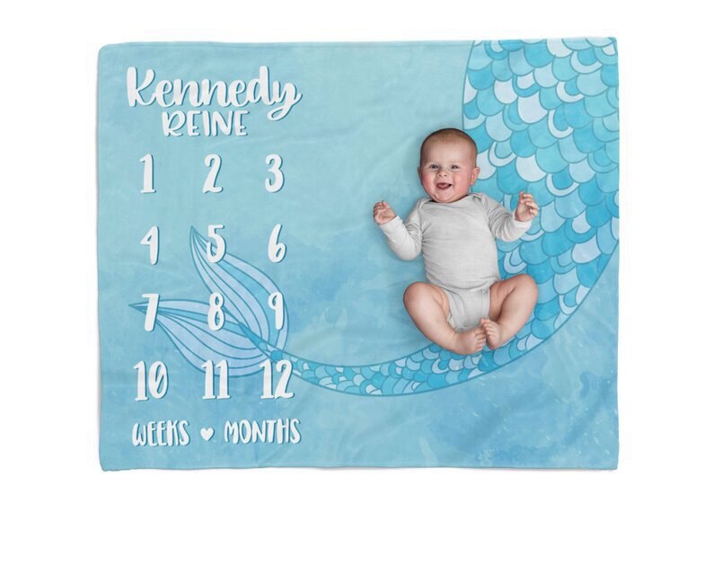 Zachte Baby Baby Milestone Foto Props Achtergrond Dekens Spelen Matten Achtergrond Doek Kalender Foto Accessoires Nordic: B10-100x75CM