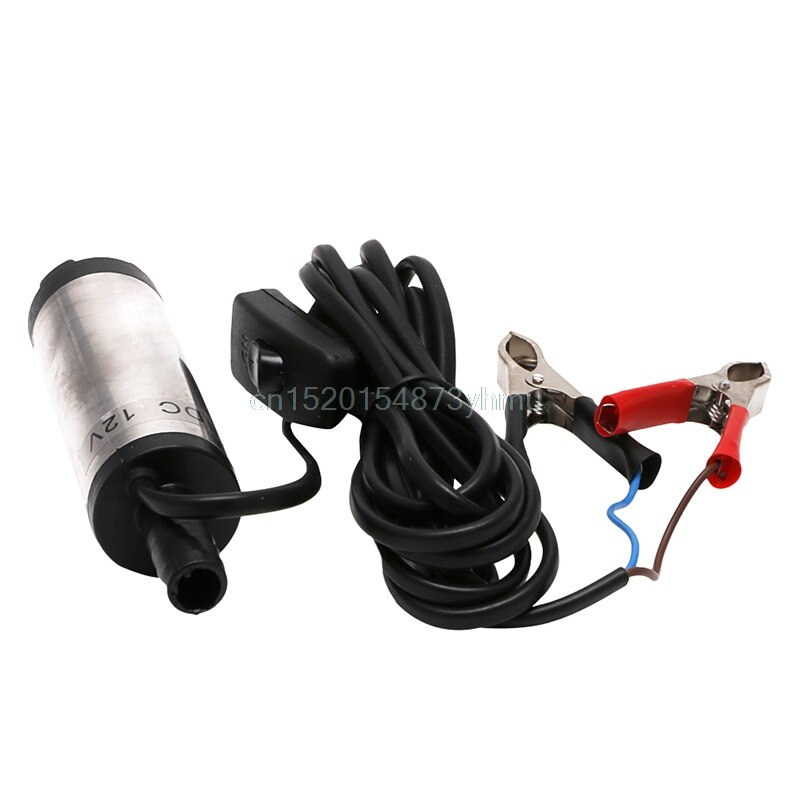 DC12V 12L Per Minute 38mm Stainless Steel Submersible Diesel Fuel Water Oil Pump