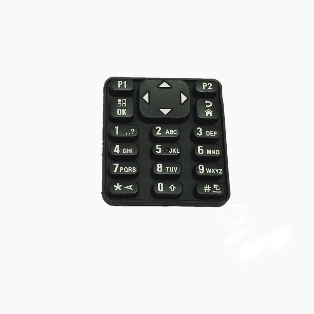 Teclado de borracha para motorola, acessório de rádio walkie talkie xir p8668 p8660 gp338d dgp8550 dp4801