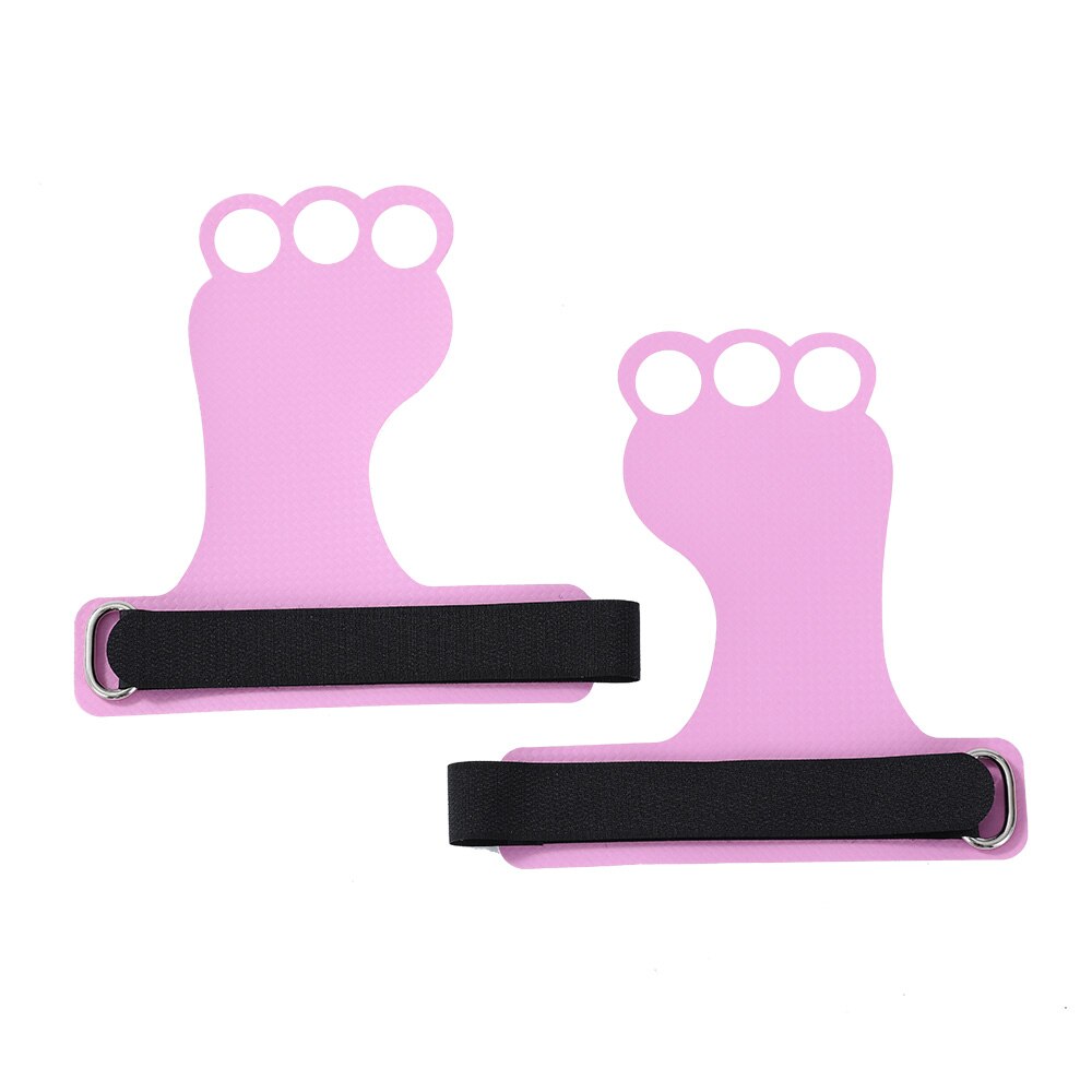 Empuñaduras de mano de carbono para gimnasia, guantes de agarre para levantamiento de pesas, Crossfit, Protector de Palma de entrenamiento, ergonómico: Verde claro / L