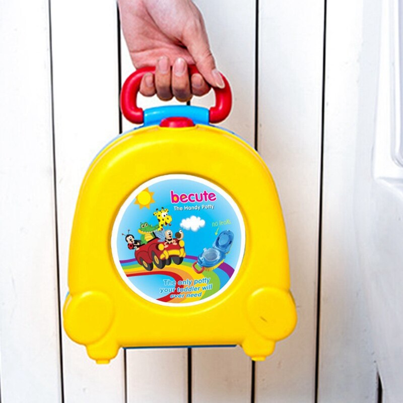 Baby Wc Leuke Draagbare Reizen Kinderpotje Auto Squatty Potje Kind Pot Training Meisjes Jongen Potje Kids Toiletbril Kinderen 'S Pot