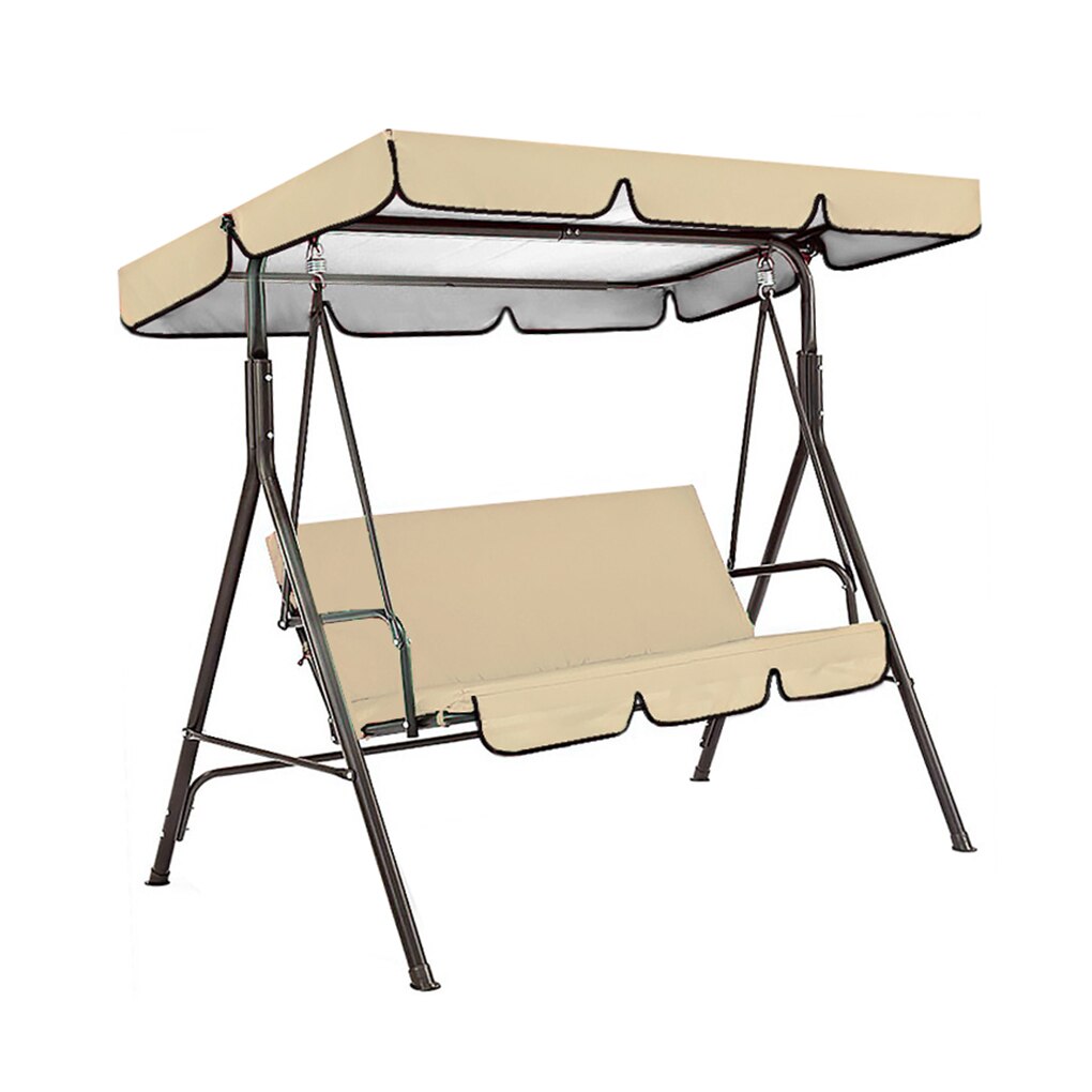 190x132*15CM Swing Canopy Cover Swing Chair Cover Outdoor Garden Patio Swing Chair Seat and Top Cover Sunshade Canopy: E