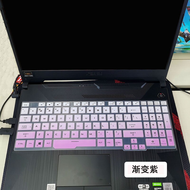 Asus tuf gaming  a15 fx506 fx506iu fx506iv fx506ii fx506ih /  tuf  a17 fx706 fx706ii fx706iu kannettavan tietokoneen näppäimistön kannen suoja