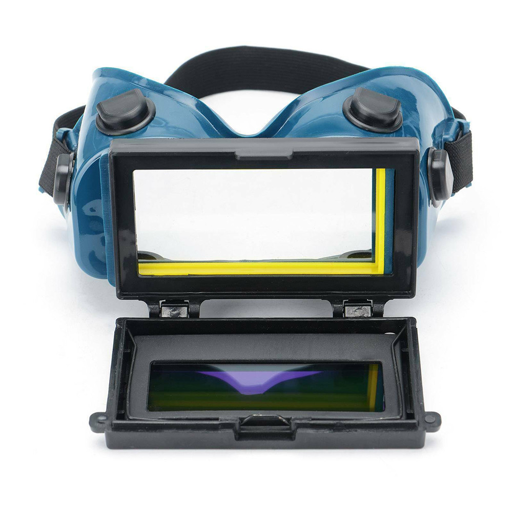 LCD Auto Darkening Welding Goggles Solar Powered Welding Glasses Multifunctional Eyeshade Eyes Protective Tools