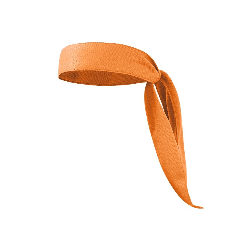 Sport Yoga cheveux ruban écharpe sport sueur courir Tennis Fitness Pirate bandeau Jogging Sports accessoires bandeau: Orange