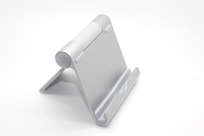 Verstelbare Tablet Standhouder Portable Folding Multi-Hoek Aluminium Houder voor Tablets E-Readers en Smartphones 4 ~ 10.5 inch