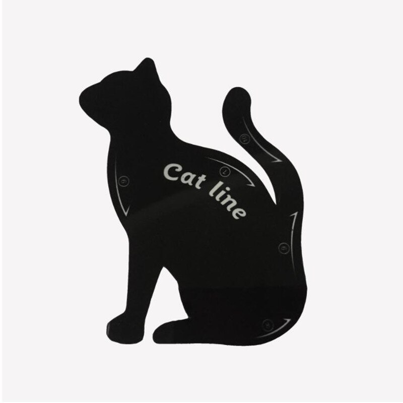 Plantilla delineador de ojos de gato, maquillaje , modelos de plantillas, herramienta de estampado, delineador de ojos, 1 Juego