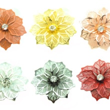 Anillos para servilletas con forma de flor para boda, banquete, cena, , cumpleaños, familia, mesa de reuniones, decoración, soporte para servilletas, 12 Uds.