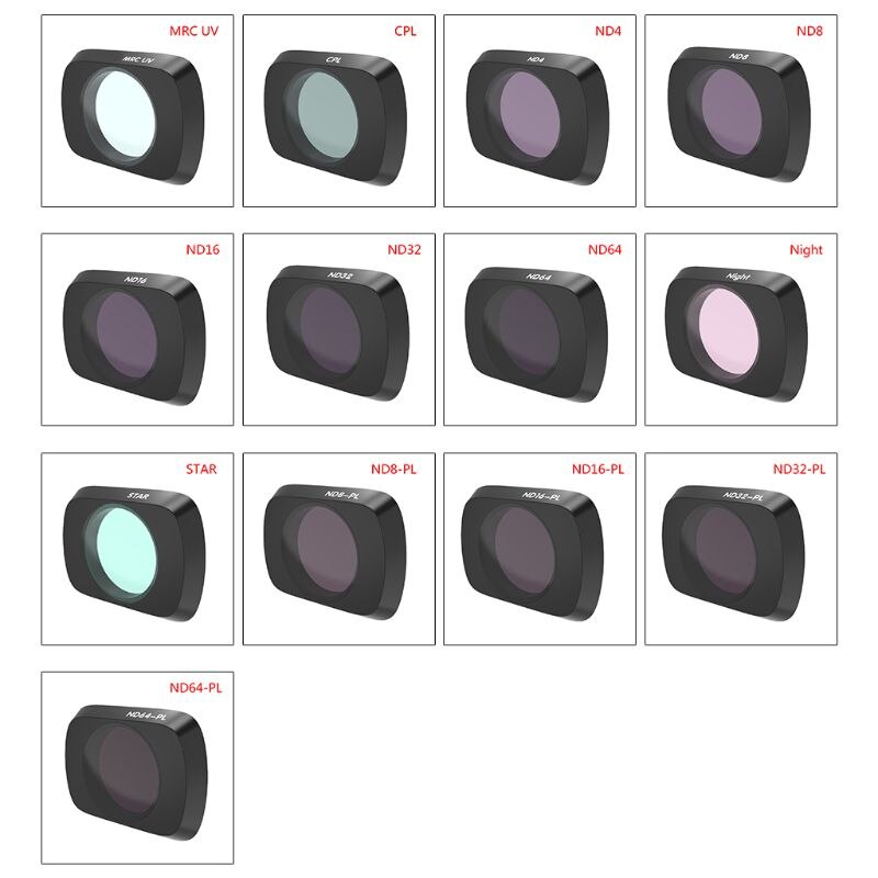 Drone Camera Lens Filter Neutral Density Filter Voor D-JI Mavic Air2 Uv/Cpl/ND4/8