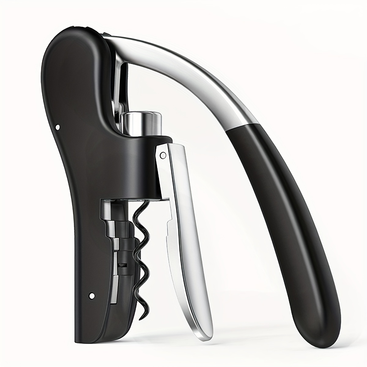 Wine Opener - Easy Corkscrew for Servers, Waiters, Bartenders, and Home Use - Perfect for Summer and Winter Drinks